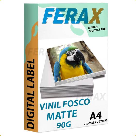 100 Adesivos Vinil Branco Fosco Jato De Tinta A4 Prova Dágua Menor preço em 100 Adesivos Vinil Branco Fosco Jato De Tinta A4 Prova Dágua