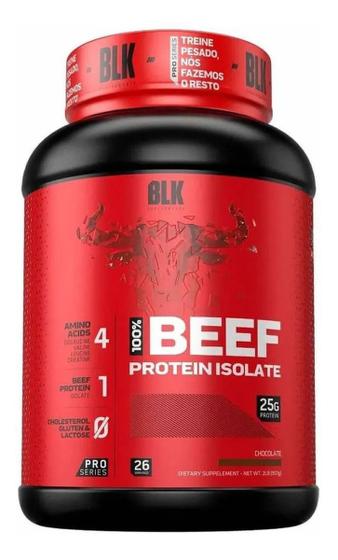 100% Beef Protein Isolate - 907g - Blk Performance Menor preço em 100% Beef Protein Isolate - 907g - Blk Performance