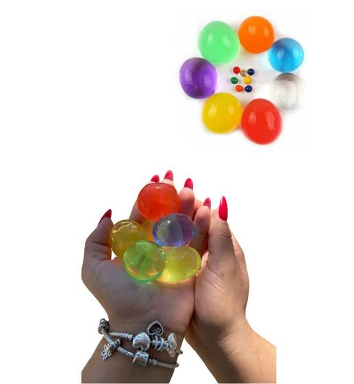100 Bolinhas Orbeez GRANDES Gel Festa Cresce na Agua Vazo Planta RT Bolinha de Gel Magazine Luiza