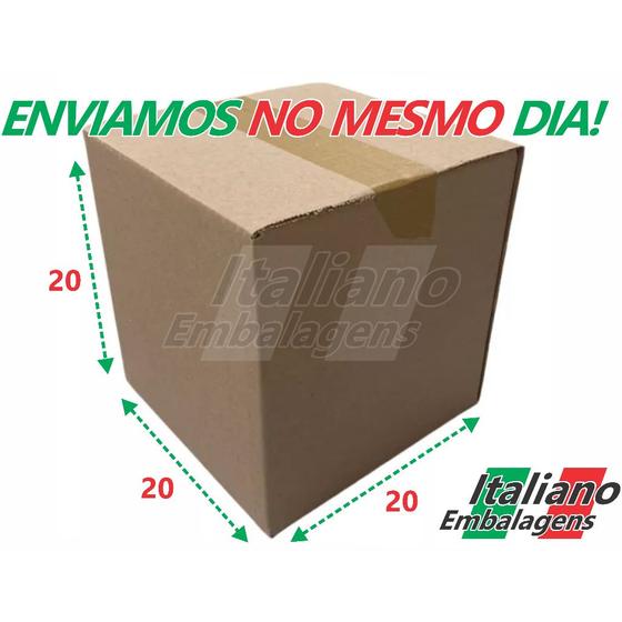 100 Caixas Papelao 20x20x20 Menor preço em 100 Caixas Papelao 20x20x20