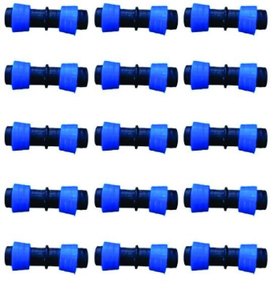 Imagem de 100 Conector Emenda 16mm Anel Mangueira Irrigação Gotejament