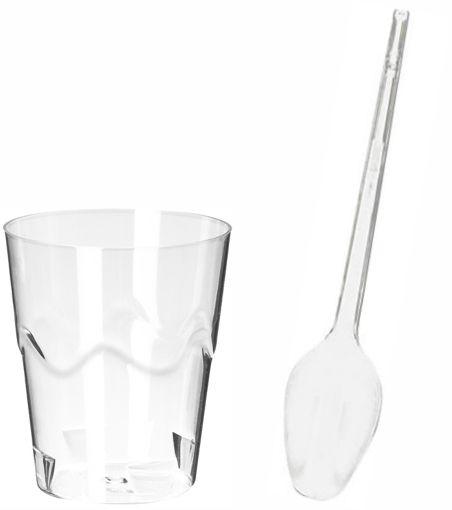 Imagem de 100 Copinho para Brigadeiro Docinho 25ml com Colherzinha