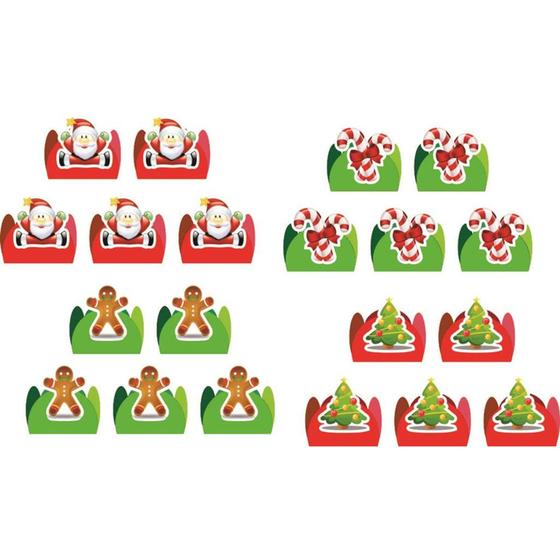 Imagem de 100 Forminhas para doces Natal - Envio Imediato