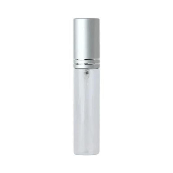 Imagem de 100 Frascos de Spray de Vidro com Atomizador - 10ml - Tampa de Alumínio Recarregável