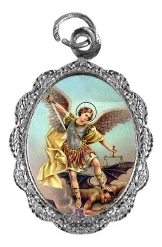 Imagem de 100 Medalhas de São Miguel Arcanjo - Níquel  Mod. 2