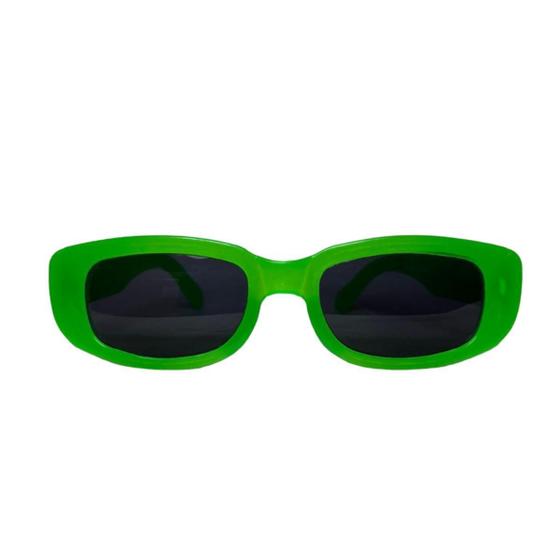 Imagem de 100 Óculos Retro Verde Neon Balada Com Lente Luz Negra