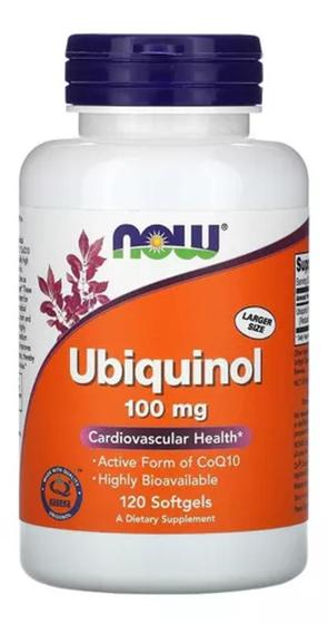 100%ORIGINAL Suplemento em softgels NOW Foods Ubiquinol 120 un Menor preço em 100%ORIGINAL Suplemento em softgels NOW Foods Ubiquinol 120 un