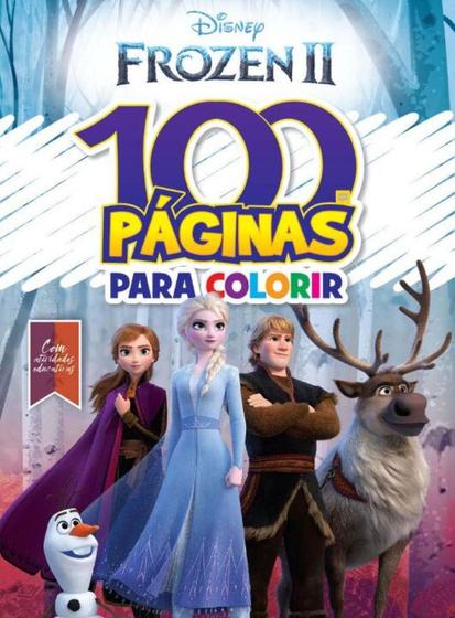 Imagem de 100 paginas p colorir disney frozen 2 - RIDEEL EDITORA ( BICHO ESPERTO )