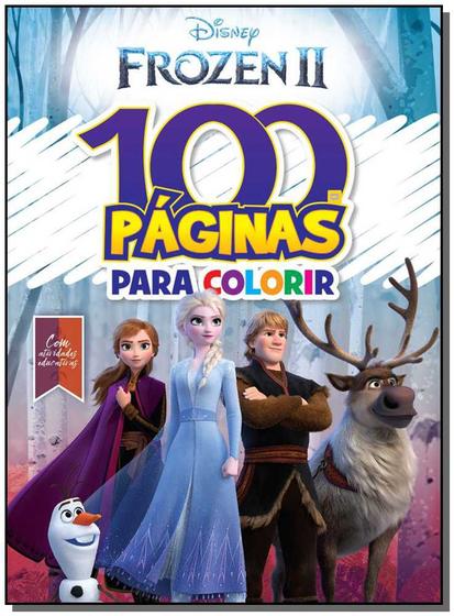 Imagem de 100 Páginas para Colorir - Frozen 2 Disney - Rideel