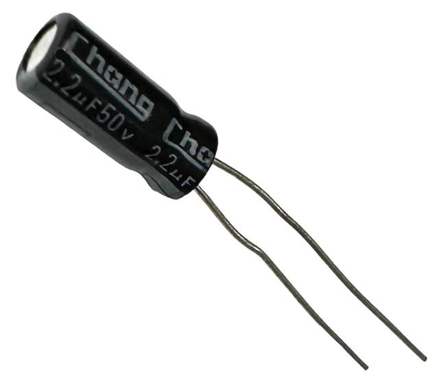 Imagem de 100 pçs - capacitor letrolitico 2,2uf x 50v - 2,2x50v