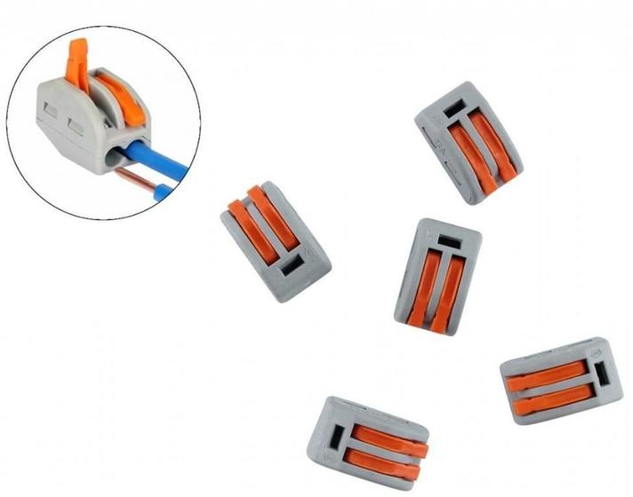 Imagem de 100 Pçs Conector Borne Emenda 2 Fios - Modelo Pct-212