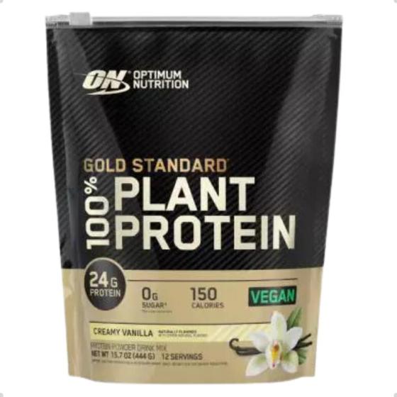 Imagem de 100% Plant Protein Gold Vegan Refil 444g 0,98LBS Optimum