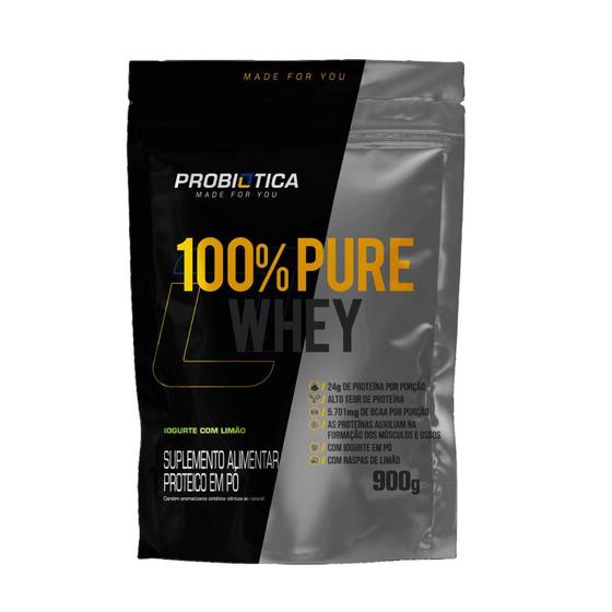 Imagem de 100% Pure Whey 900g Refil Probiótica