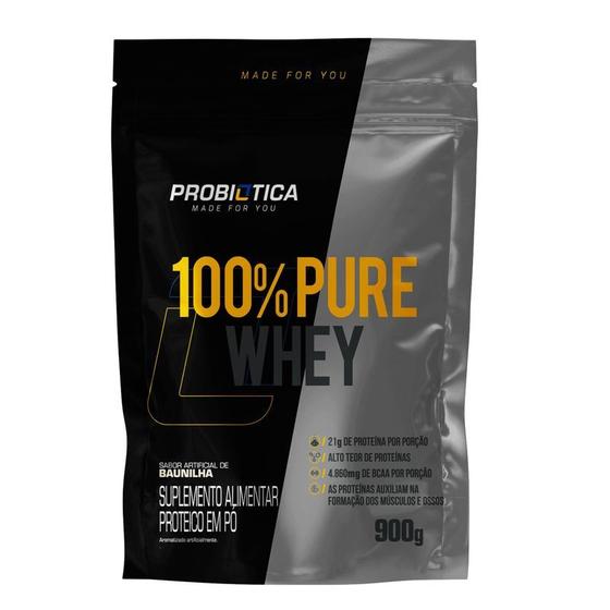 Imagem de 100% Pure Whey 900g Refil Probiótica