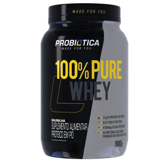 Imagem de 100% Pure Whey pote 900g - Probiotica
