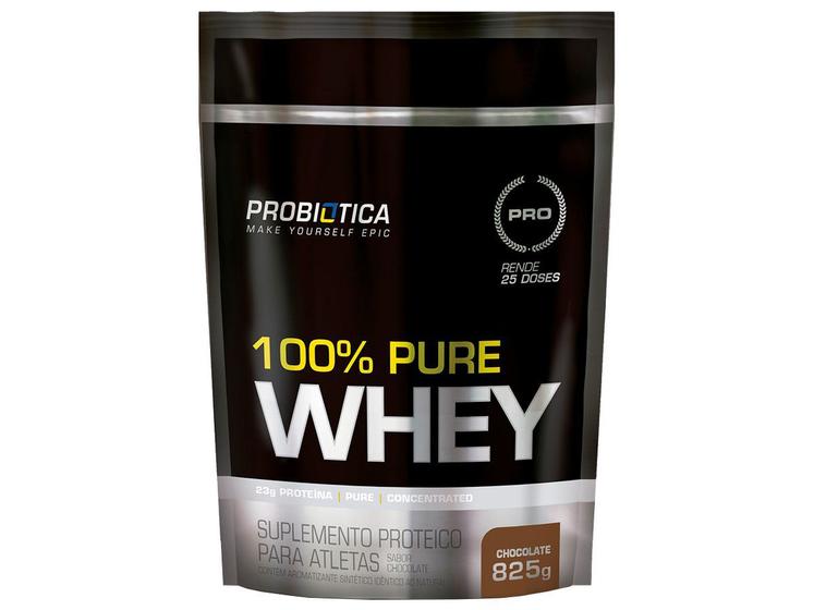 Imagem de 100% Pure Whey Pouch 825g - Chocolate - Probiótica