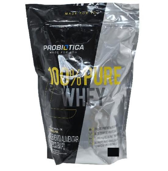 Imagem de 100% Pure Whey Proteina Sabor Baunilha Probiotica 825gr