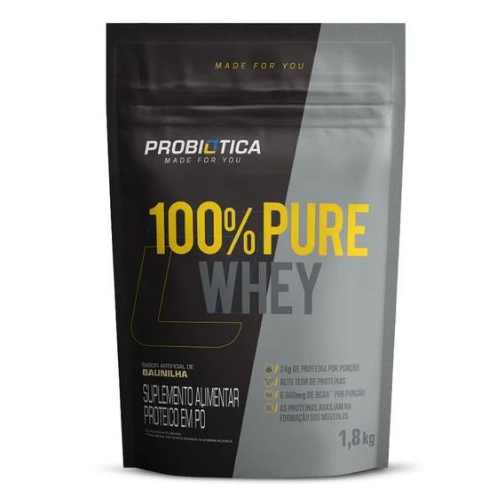 Imagem de 100% Pure Whey refil 1800g - Probiotica
