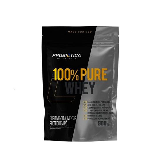 Imagem de 100% Pure Whey Refil (900g) - Sabor: Iogurte c/ Limão