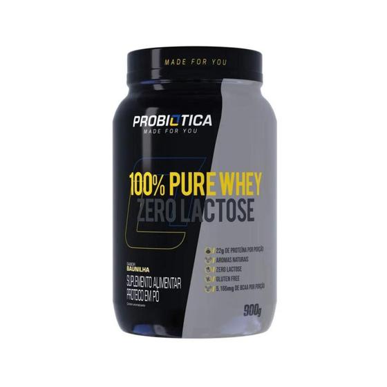 Imagem de 100% Pure Whey Zero Lactose 900g - Probiotica