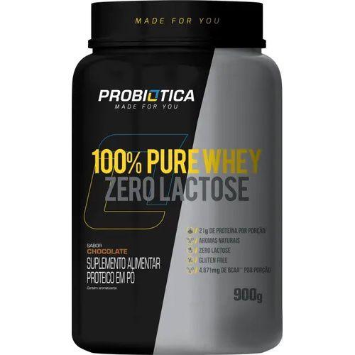 Imagem de 100% Pure Whey Zero Lactose 900g - Probiótica