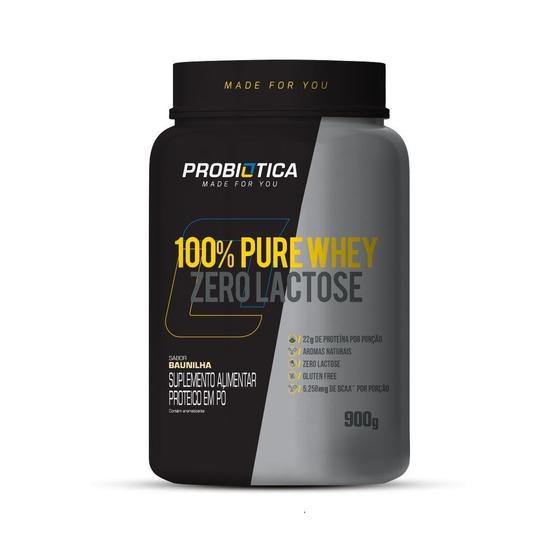 Imagem de 100% Pure Whey Zero Lactose (900g) - Probiótica