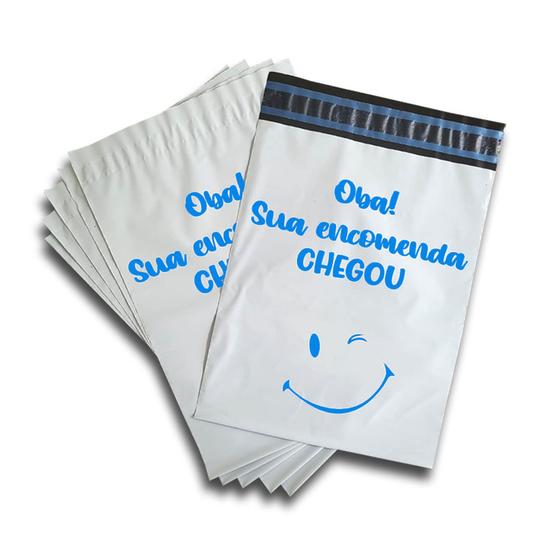 Imagem de 100 un Envelopes de Segurança 19x25 Personalizado Escrito Oba - Para Envio de Produtos