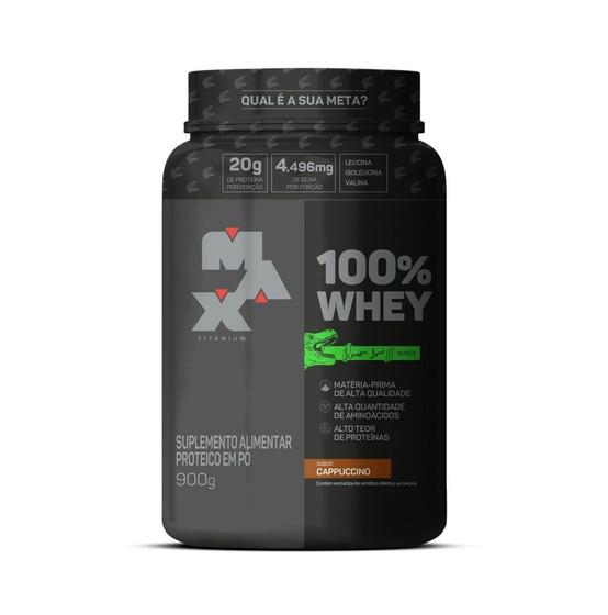 Imagem de 100% Whey (900g) - Sabor: Cappuccino