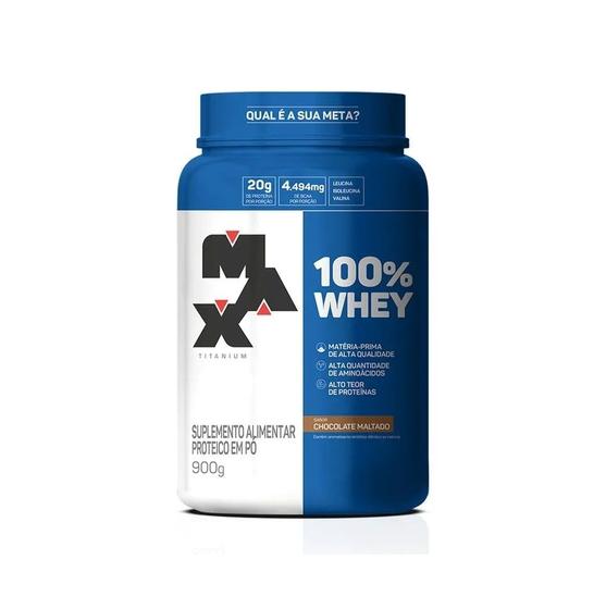 Imagem de 100% Whey (900g) - Sabor: Chocolate Maltado