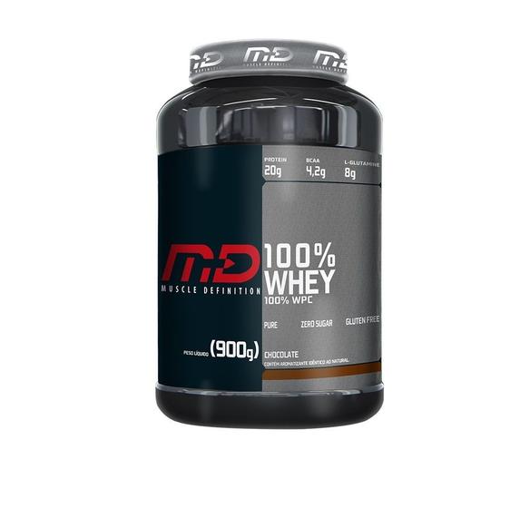 Imagem de 100% Whey (900g) - Sabor: Chocolate