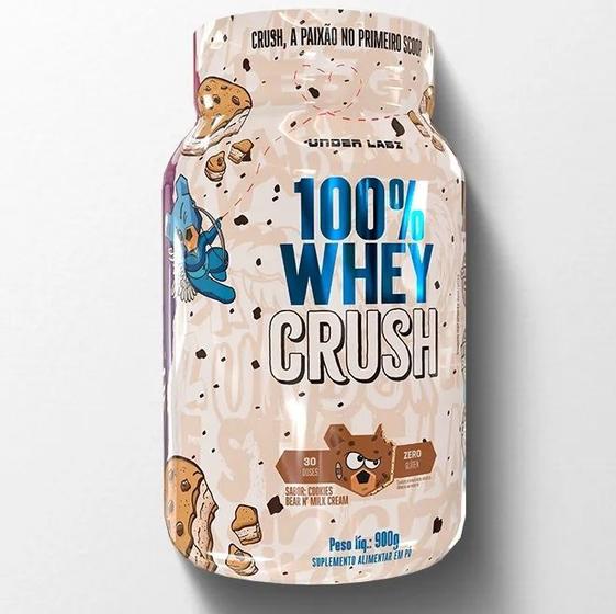 Imagem de 100% Whey Crush (900g) - Sabor: Cookies Bear and Milk Cream