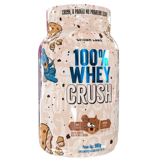 Imagem de 100% Whey Crush Concentrada Pote 900g Under Labz