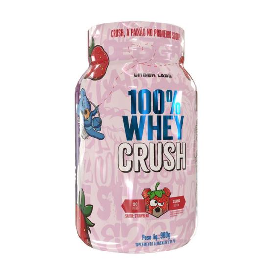 Imagem de 100% Whey Crush Concentrada Strawbear 900G Under Labz