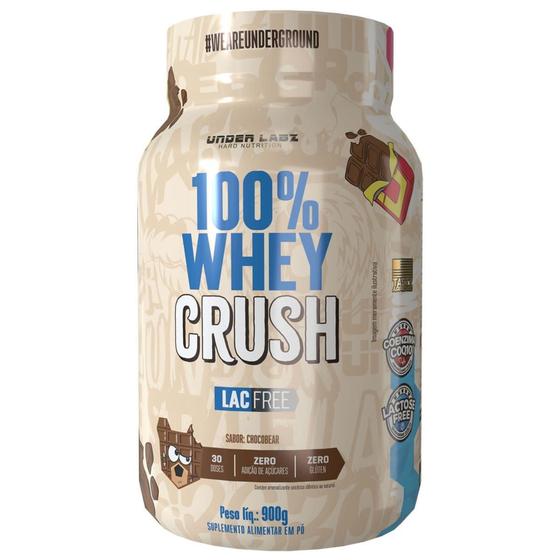 Imagem de 100% Whey Crush Zero Lactose - 900g Sabores Variados - Under Labz