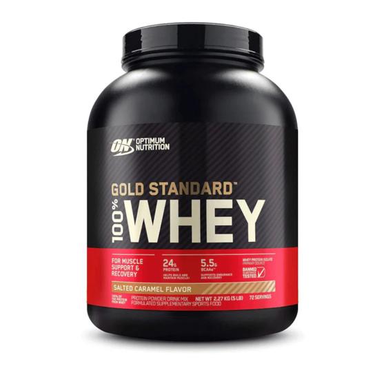 Imagem de 100% Whey Gold Standard 5lbs Salted Caramel 2,27kg  Optimum