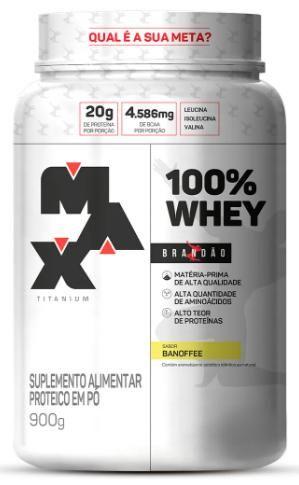Imagem de 100% Whey Max Titanium - Rafael Brandão - Bannoffe