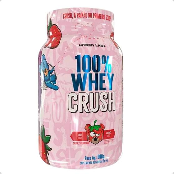 Imagem de 100% Whey Protein Crush Concentrado 900g Under Labz