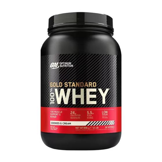 Imagem de 100% Whey Protein Gold Standard (909G) - Cookies - Optimum Nutrition