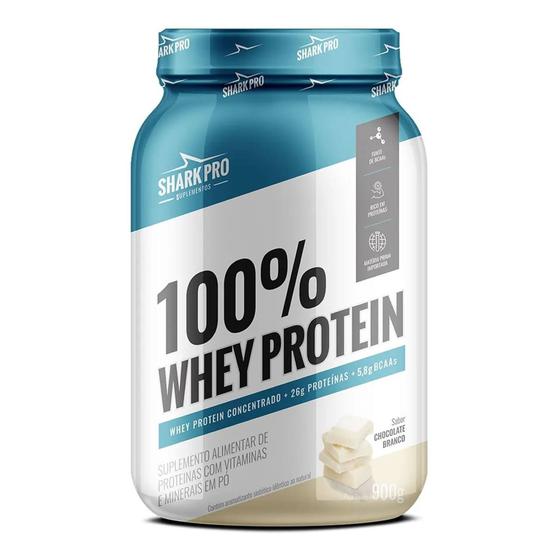 Imagem de 100% WHEY PROTEIN POTE 900g- Shark Pro