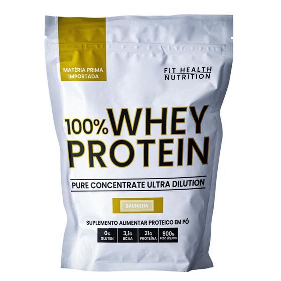 Imagem de 100% Whey Protein Puro Concentrado Sache 900g 32g Proteina Refil