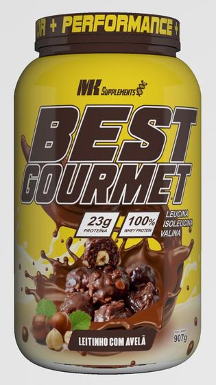 Imagem de 100 Whey Pure 100% (900g) - Mk Suplementos Todos Os Sabores