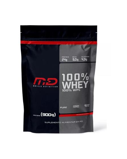 Imagem de 100% Whey Refil MD - 900G - Muscle Definition