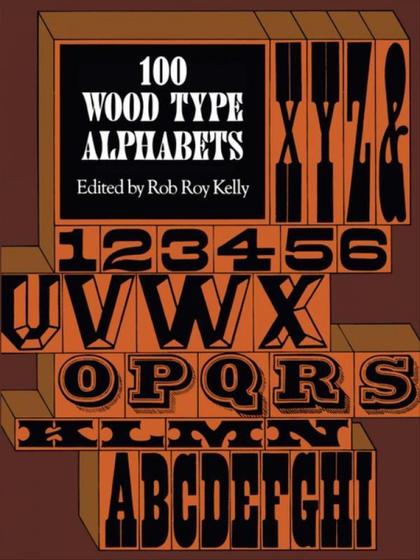 Imagem de 100 wood type alphabets