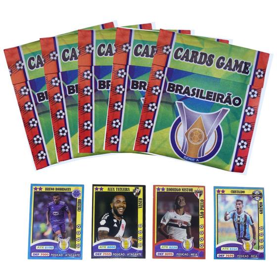 Imagem de 1000 Cards/Cartinhas Brasileirao - 250 Pacotes