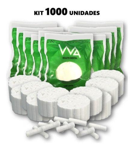 Imagem de 1000 Unidades Rolete Algodao Wa - 10 Pct 100 Un Cada
