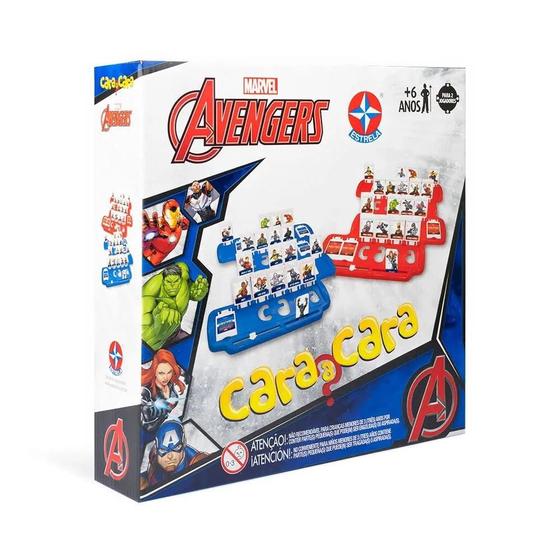 Imagem de 1001603100127 jogo cara a cara avengers estrela