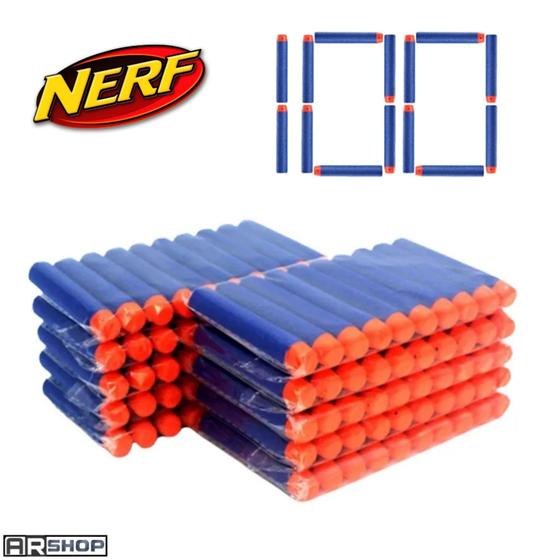 Imagem de 100pçs Dardos para Nerf 7,2cm Refil Dardos Brinquedo Balas para Nerf Series Blasters