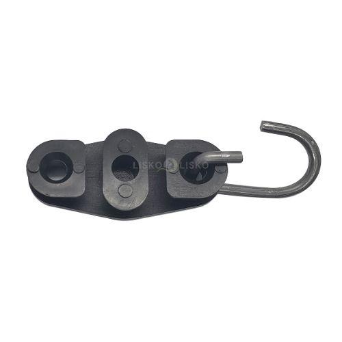 Imagem de 100pcs Esticador P/ Fio Fe (drop) Fibra E Cabo Utp Preto