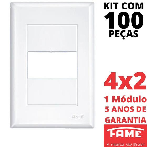 Imagem de 100un Placa 4X2 01 Módulo Suporte Evidence FAME 2885/3894