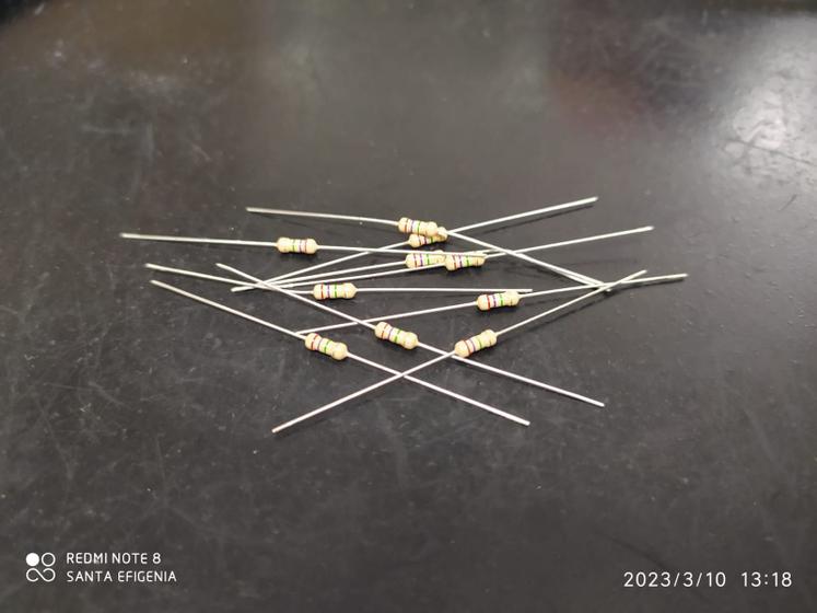 Imagem de 100x Resistor 2m7 1/4w 5%